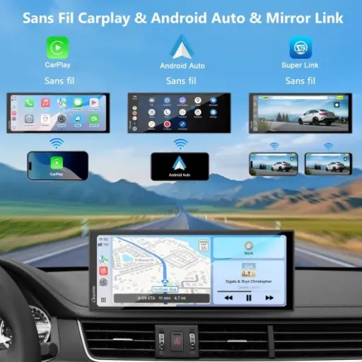 Test Carpuride W125S : un gros écran CarPlay + dashcam 3 caméras qui fait le job (avec quelques limites)